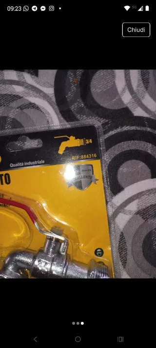 Rubinetto Herran 3/4 con attacco rapido