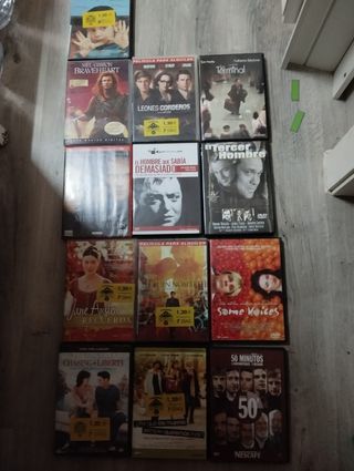 Pack 12 DVDs Películas Variadas