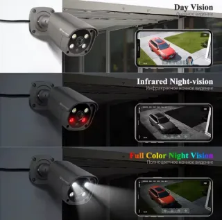 4 Cámaras Vigilancia y grabador NVR 1tb - CCTV IA