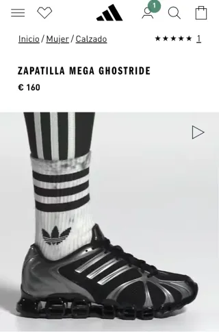 Adidas Mega Ghostride Talla 38.5