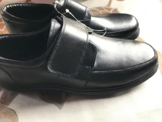 Zapatos hombre negros talla 42 sin cordones