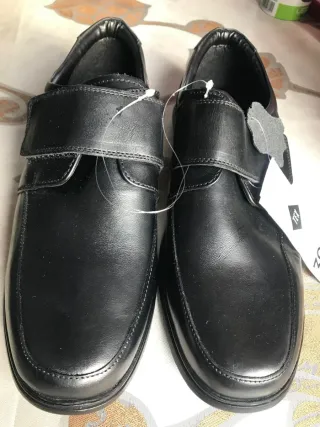 Zapatos hombre negros talla 42 sin cordones