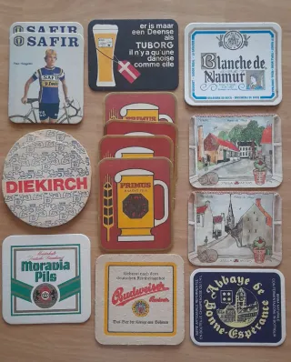 65 Sottobicchieri Birra Vintage - 34 Tipi Diversi