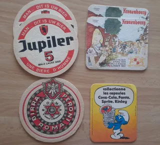 65 Sottobicchieri Birra Vintage - 34 Tipi Diversi