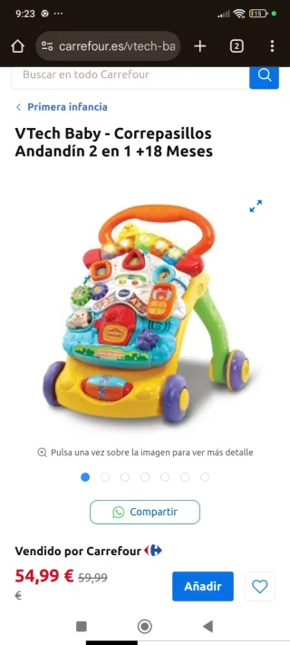Correpasillos Vtech 2 en 1