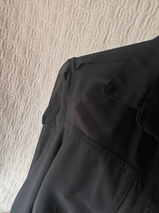 Camisa negra talla M transparencias mujer nueva