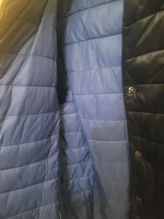 Piumino donna nero/blu