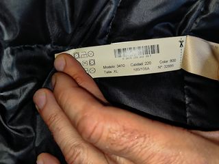 Blazer Pana negra de Springfield algodon 100%