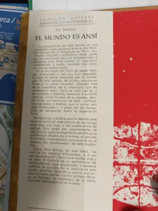El mundo así, de Pío Baroja, Planeta