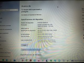 Portatil HP Pavilon Intel Core2 Duo 4Gb Ram 320HDD