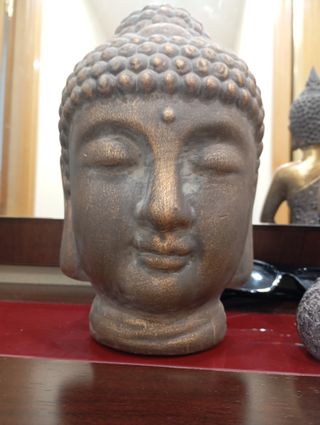 Figuras Buda Sentado Decorativa y cabeza sola