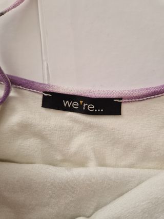 Vestitino estivo floreale bianco e viola