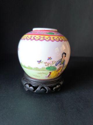 Pote Senhoras com Apoio Porcelana China