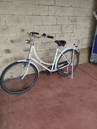 Bicicleta Holandesa Blanca
