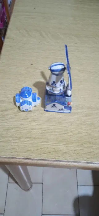 Mulino a vento decorativo in ceramica