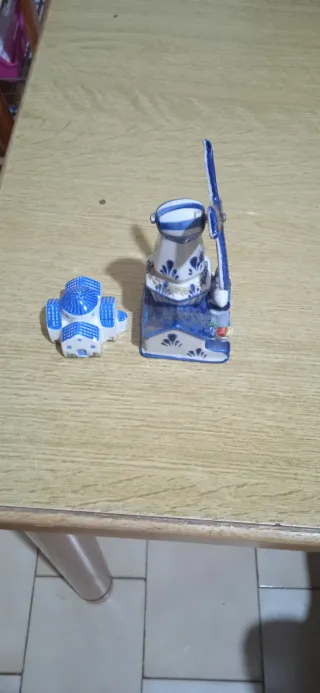 Mulino a vento decorativo in ceramica