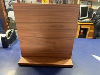 Espositore Arcos per Coltelli/Lame in Legno e Cristallo