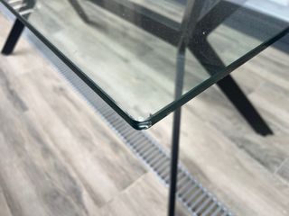 Mesa de cristal 80x160cm