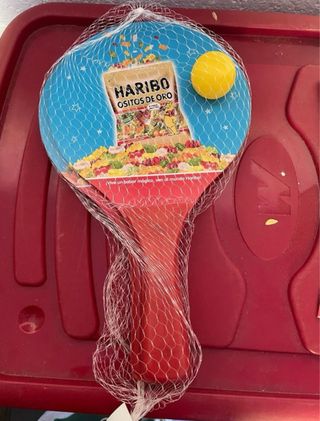 Palas de playa Haribo con pelota