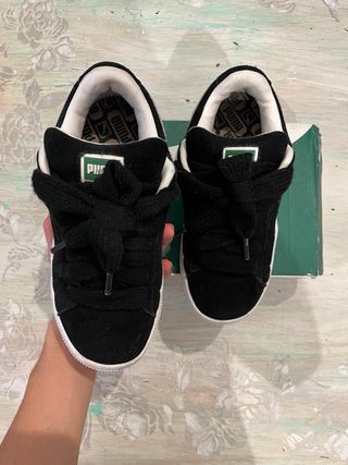 Puma Suede XL Scarpe da Ginnastica Nero Bianco Tg