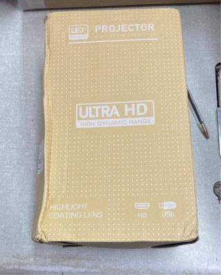 Mini proyector blanco