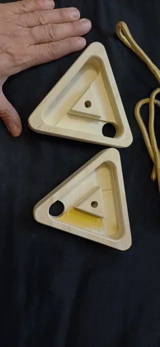 Pareja Hangboard Escalada Madera