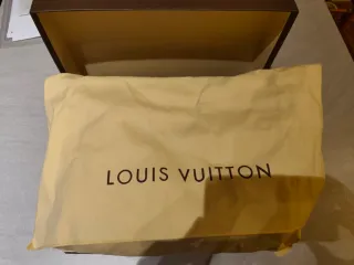 Bauletto Louis Vuitton monogram marrone e oro