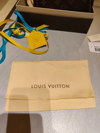 Bauletto Louis Vuitton monogram marrone e oro