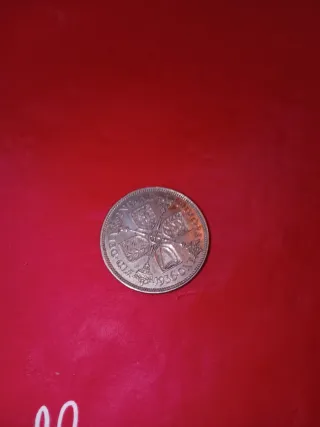 Moneda Plata Rey Jorge V de 1936