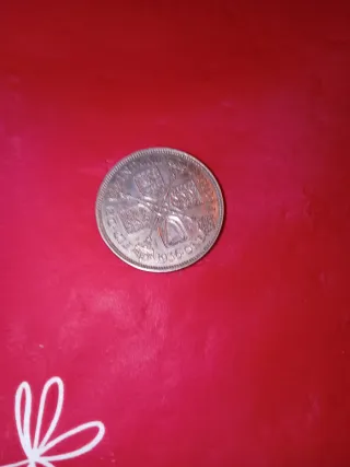 Moneda Plata Rey Jorge V de 1936