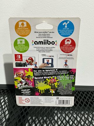 Amiibo Splatoon Inkling Girl (Rosa Neón)