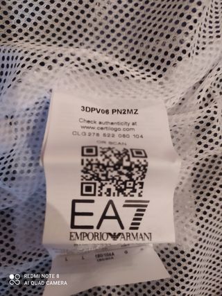 Chándal Emporio Armani Hombre Azul y Morado