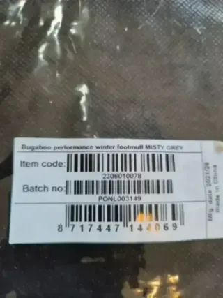 SACO ALTA CALIDAD,RENDIMIENTO BUGABOO MISTY GREY