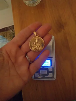 Medalla Oro 750, 7,66g