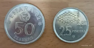 Monedas Mundiales 82