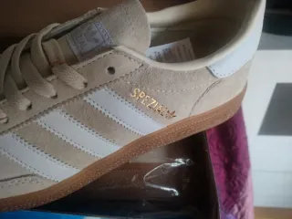 Deportivas Adidas Mujer Talla 40 Beige/Blanco