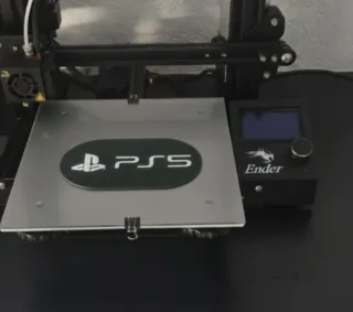 Logo PS5 PlayStation Impreso 3D