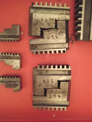 Griffe per mandrino tornio 10 pezzi