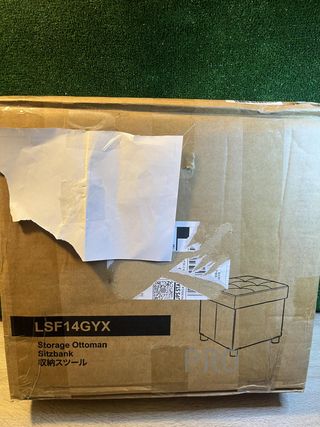 Pouf con scatola di stoccaggio