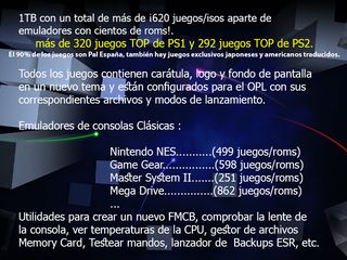 Disco Duro USB Sony PlayStastion 2 PS2 1TB / 500GB