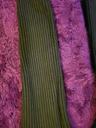 Suéter Zara canalé verde Talla S