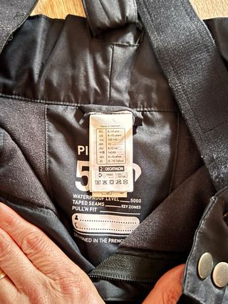 Pantalón de esquí para niño con tirantes