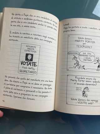 Diario di una schiappa. 2 libri. ITA