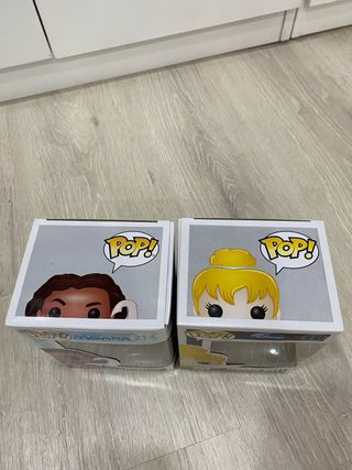 Lote Funko Pop Disney Maui y Tinker Bell