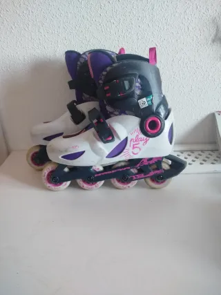 Patines infantiles ajustables, número 34-36