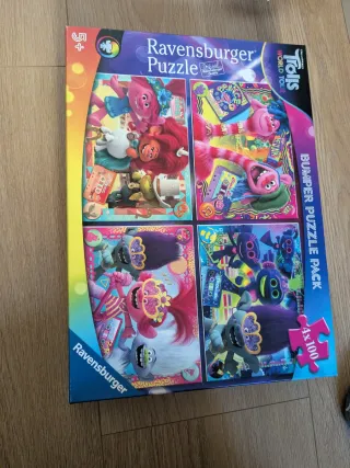 Puzzle Ravensburger Trolls World Tour 4x100