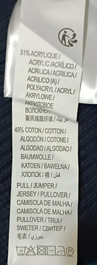 Jersey Kiabi Talla XXL Rayas.