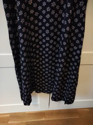 Falda larga estampada flores