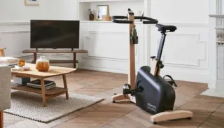 Bici Estática Domyos Woodbike Decathlon.