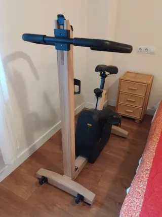 Bici Estática Domyos Woodbike Decathlon.